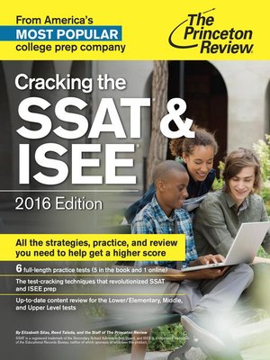 cover image of Cracking the SSAT & ISEE, 2016 Edition